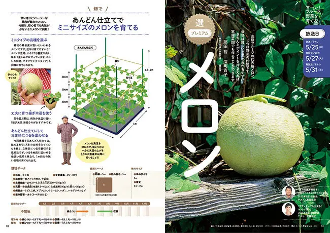 5月25日放送テーマ】すごいぞヒューケラ！名脇役の生かし方／メロン