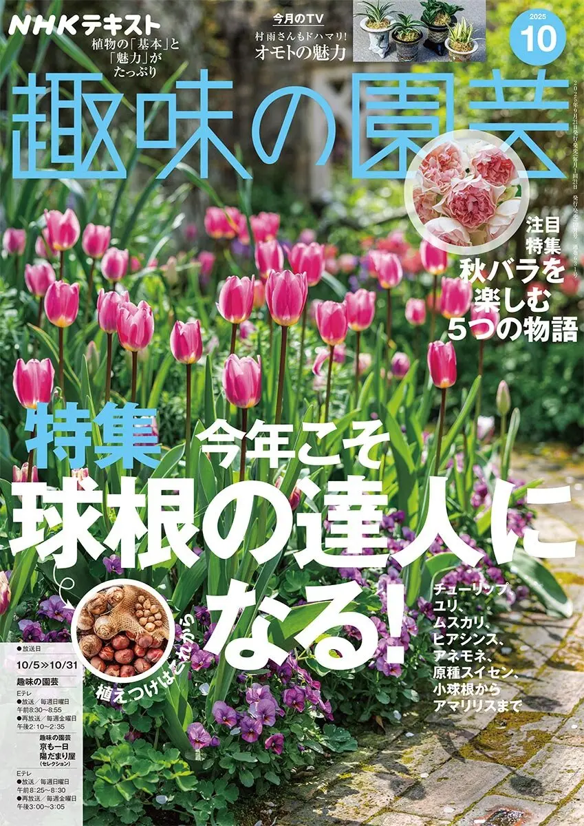 趣味の園芸』2025年10月号の紹介～今年こそ、球根の達人になる