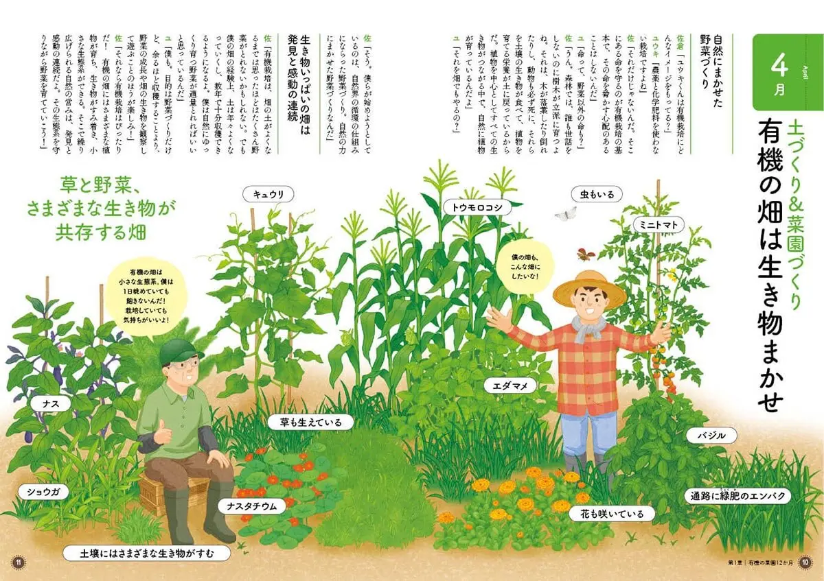 画像一覧》『自然のチカラで育つ野菜づくり！有機の菜園12か月』いのち